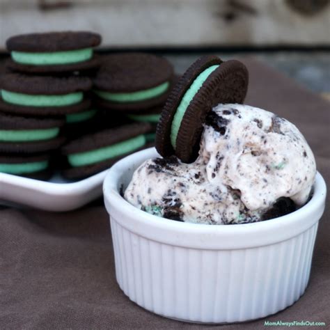 No Churn Mint OREO Ice Cream Recipe