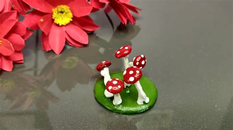 Hot Glue Mushroom Making Simple Mushroom YouTube