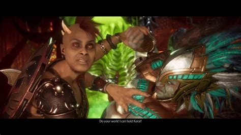 Mortal Kombat 11 Aftermath Story Mode Sheeva Vs Kotal Kahn Youtube