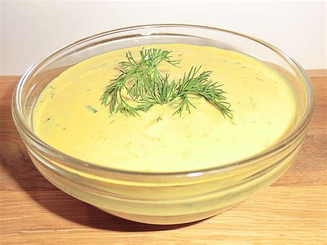 Honig Dill Senf Sauce Warm Samtinkjaslike