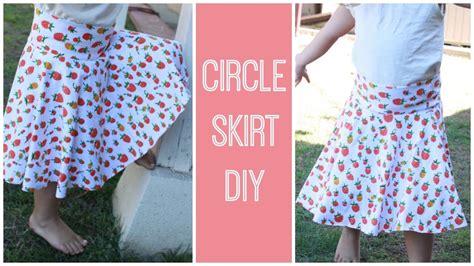 Diy Circle Skirt Tutorial Youtube