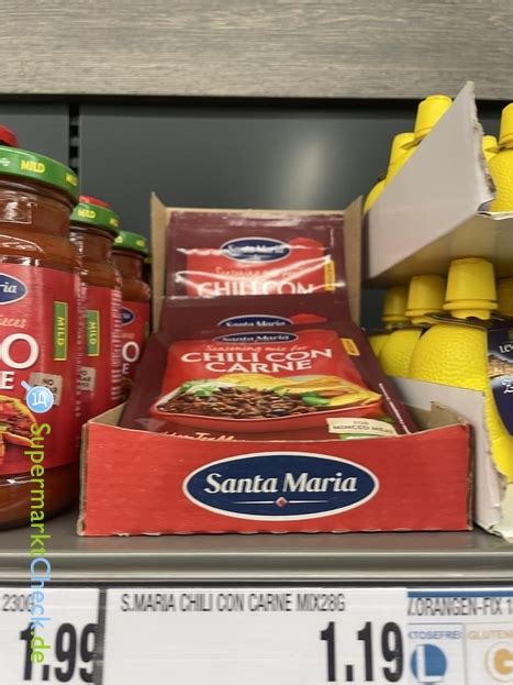 Santa Maria Chili Con Carne Seasoning Mix 28 G Preis Angebote