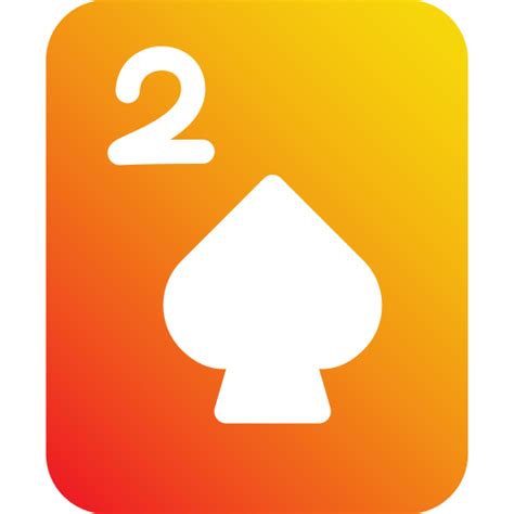 Two of spades Generic Flat Gradient icon