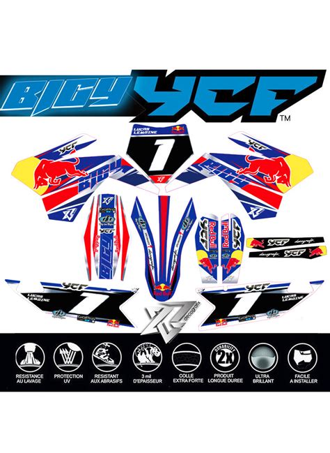 Xride Fr Vous Propose Un Kit Decografix Red Bull Ycf Bigy