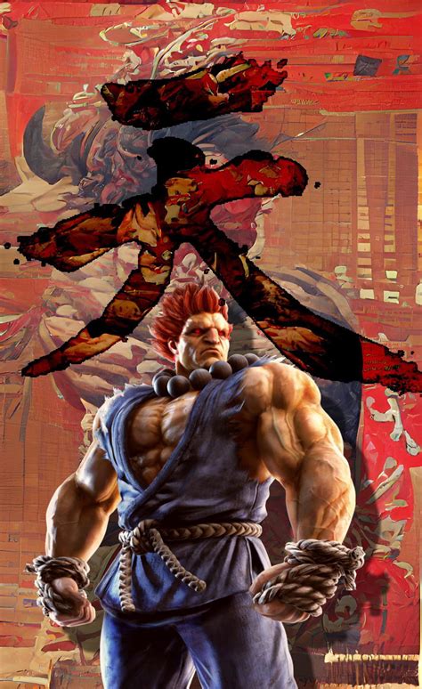 Made an akuma wallpaper, might do more if people want : r/StreetFighter