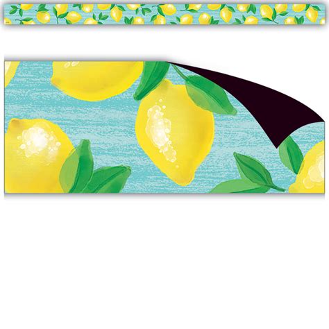 Lemon Zest Magnetic Border TCR77455 Teacher Created Resources