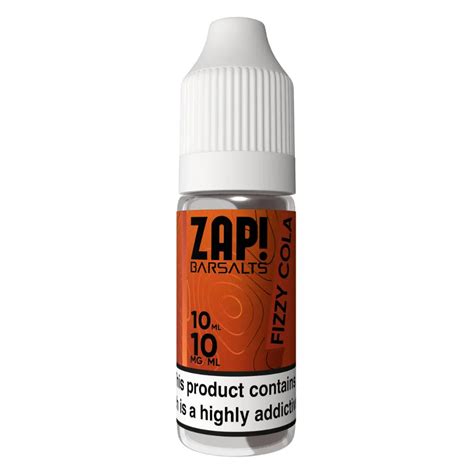 Zap Bar Salts Fizzy Cola Ml Vape And Go