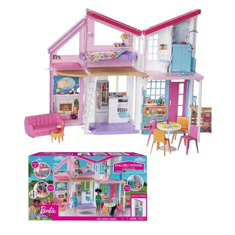 Mattel Barbie Malibu House Playset Shopee Singapore