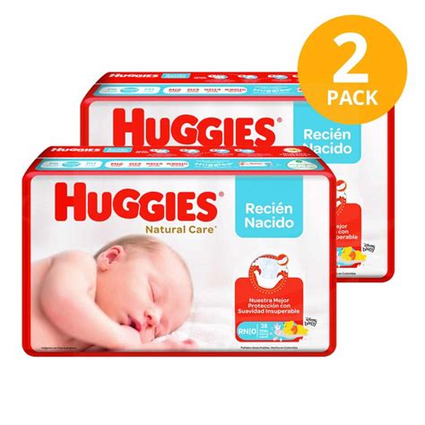 Huggies Primeros 100 Días Recién Nacido 76 Pañales Pack De 2 X 38