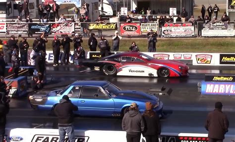 Watch Two Ford Mustangs Set Quarter Mile Records On 275 And 315 Drag