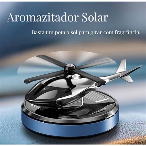 Aromatizador De Carro Solar Ambientador De Ve Culo Difusor Cheirinhos E