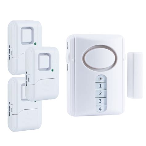 GENERAL ELECTRIC Security Wireless Alarm Kit, 1 Deluxe Door and Window/Door Alarms, 51107 ...