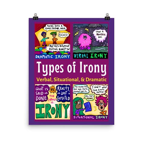 Irony Poster Drawings Of