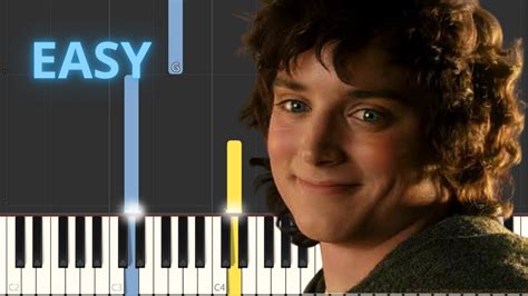 Concerning Hobbits The Shire Theme The Lord Of The Rings Easy Piano Tutorial Youtube