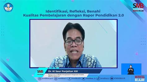 Webinar Silaturahmi Merdeka Belajar Rapor Pendidikan Inspektorat