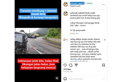 Foto Terios Tak Bisa Belok Di Tikungan Innova Zenix Jadi Korban