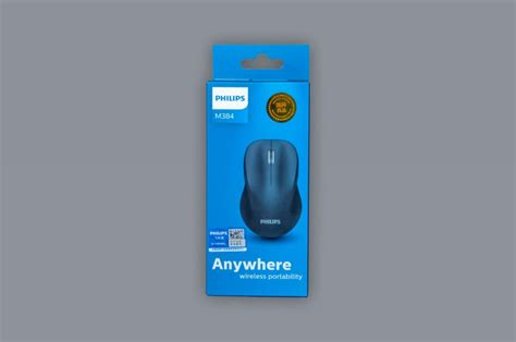 Mouse Optik Kablosuz Siyah M384 DPI 2 4 GHZ 3 TUŞ 1600 Phılıps