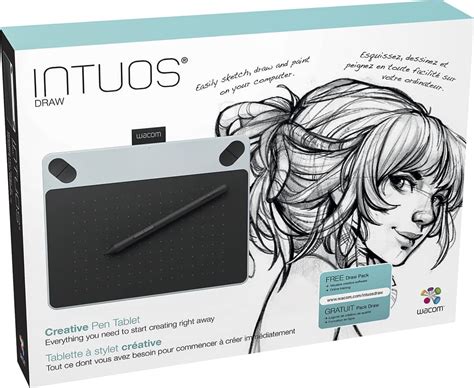 Customer Reviews Wacom Intuos Draw Creative Small Pen Tablet White