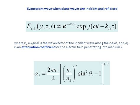 For The E Component The Phase Change Is Given By Ppt Video