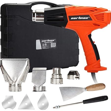 ENERTWIST 1500W Heat Gun Variable Temperature Control Hot Air Tool Kit