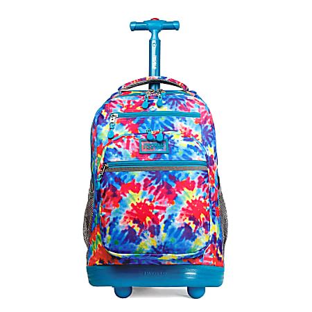 J World Sundance Rolling Backpack With 15.6 Laptop Pocket Tie Dye - ODP ...