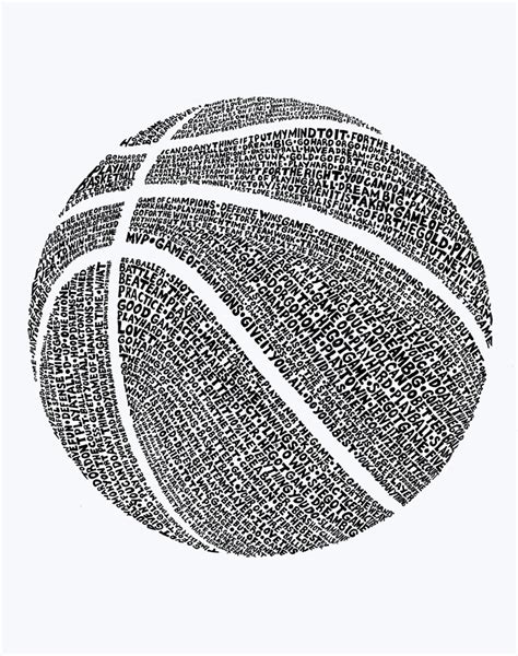 Basketball Word Art Behance