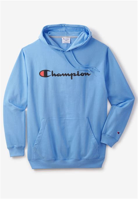 Champion® Embroidered Script Hoodie Plus Size Hoodies And Sweatshirts King Size