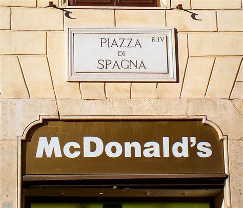 Il McDonald S Di Piazza Di Spagna