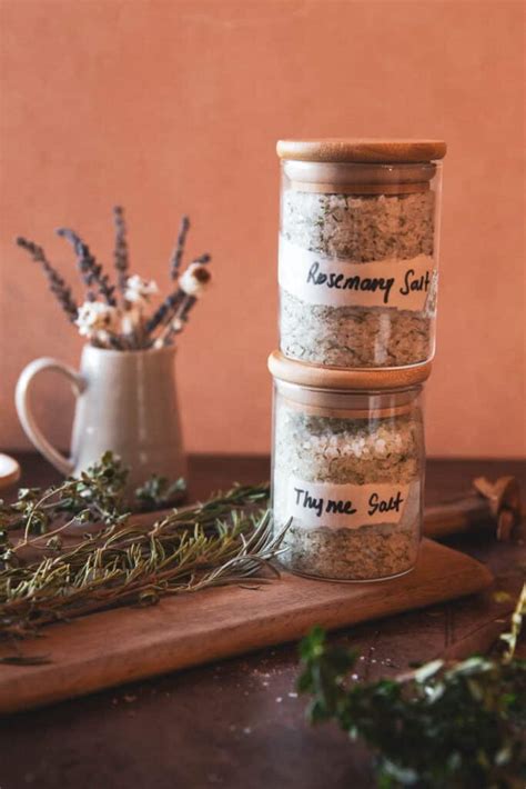 Homemade Herb Salt Garden In The Kitchen