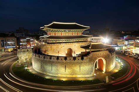 Hwaseong Fortress Suwon South Korea Крепость Хвасон Сувон Южная