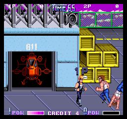 Screenshot Of Double Dragon Ii The Revenge Arcade Mobygames