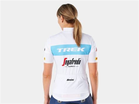 Damska Wy Cigowa Koszulka Rowerowa Santini Trek Segafredo Replica