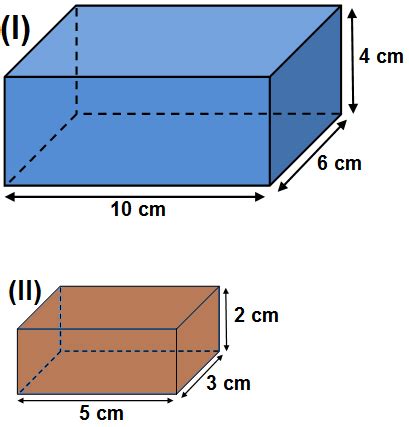 A Figura Abaixo Mostra Duas Caixas De Papel O As Medidas Internas