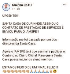 Santa Casa Assina Contrato E Envia Para O Iamspe Jornal Contratempo