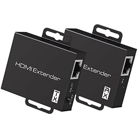 Cmstedcd Hdmi Extender Over Cat5e6 200ft60m Hdmi Over Ethernet Adapter Converter Hdmi Repeater