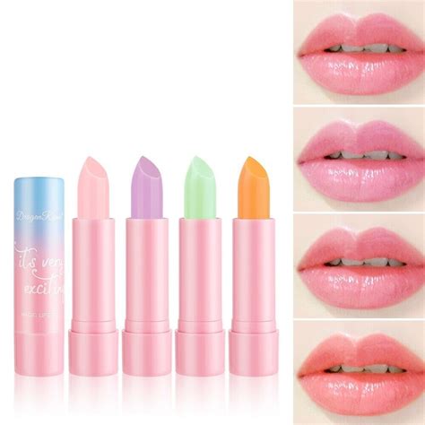 Fruit Flavour Natural Moisturizing Lip Balm Color Lipstick Lasting