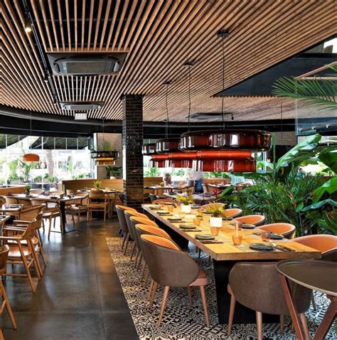 Lighting Design Project In Restaurant Pura Brasa Restaurant Marset