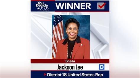 Sheila Jackson Lee re-elected US House Representative for 18th District ...