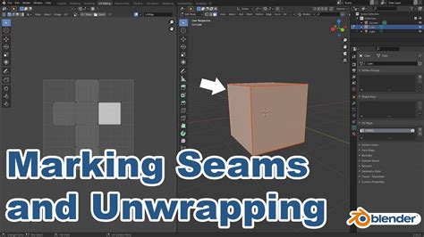 Marking Seams And Unwrapping Blender Beginners Uv Tutorial Youtube