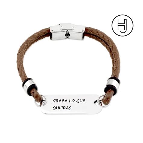 Pulseras Para Hombres Para Grabar De Acero