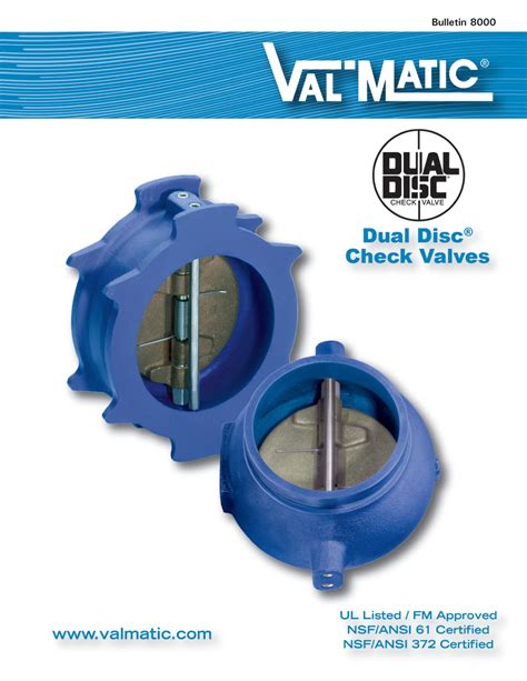 Dual Disc Check Valve