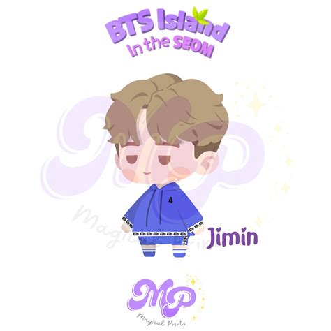 Bts Island In The Seom Colors Digital Stickers Png Files Etsy