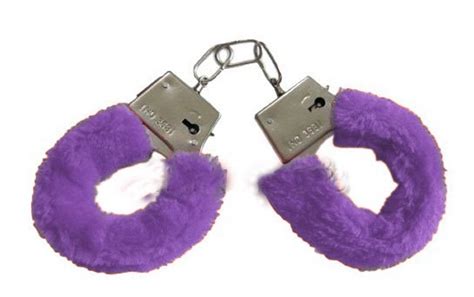 Furry Fuzzy Handcuffs Soft Metal Adult Sex Night Sexy Party Game Gag