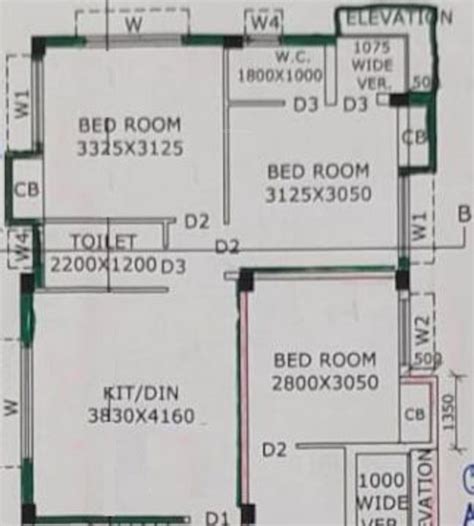 612 Sq Ft 2 Bhk 2t Apartment For Sale In Ak Real Estate Saswata