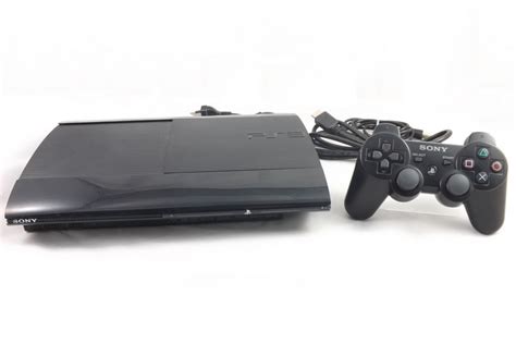 Sony Playstation Super Slim Konsole Gb Schwarz Ps Original