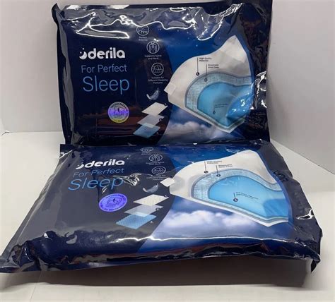 Derila Memory Foam Pillow For Perfect Sleep Sealed In Package 50 X 30 X