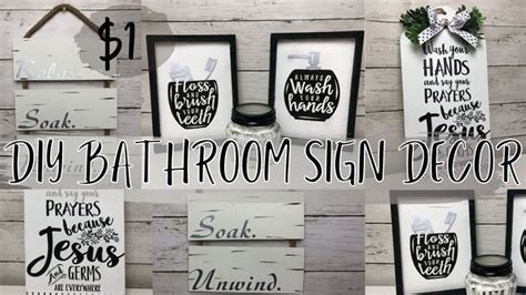 1 Dollar Tree Farmhouse Bathroom Decor Easy And Inexpensive Dollar