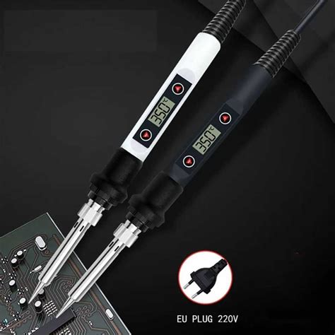 Jual DIYE Solder Listrik Digital LCD Adjustable Temperature Soldering