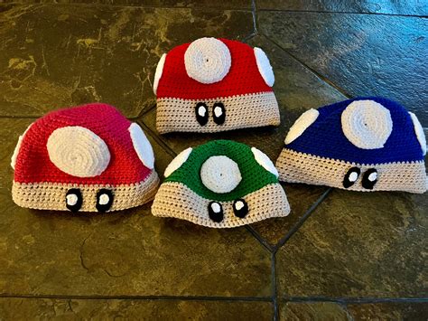 Mario Mushroom Hat - Etsy