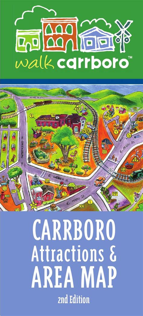 Walk Carrboro Map And Area Attractions By Helen Kalisher Issuu